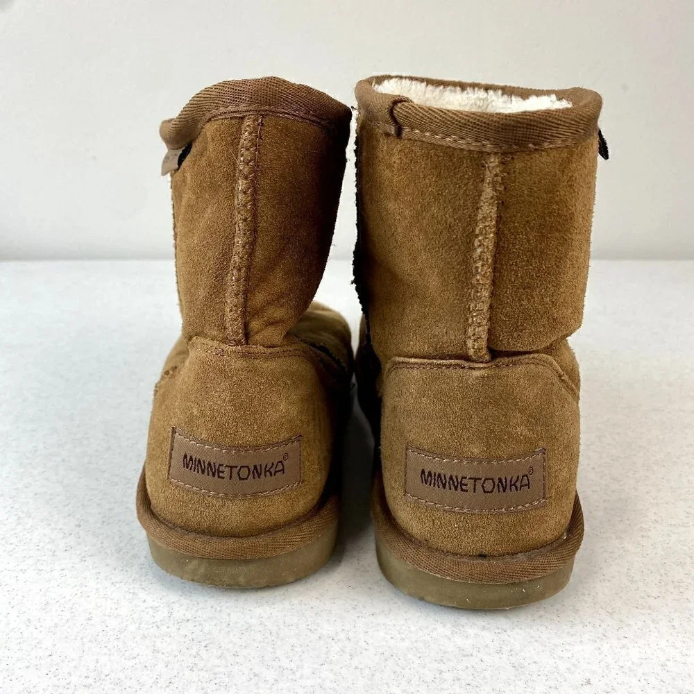 Minnetonka Backus Boots Tan 8